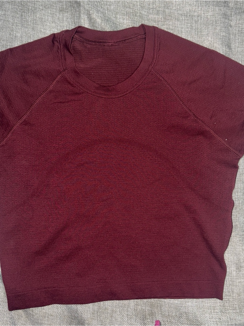 lululemon athletica Burgundy Crewneck Top